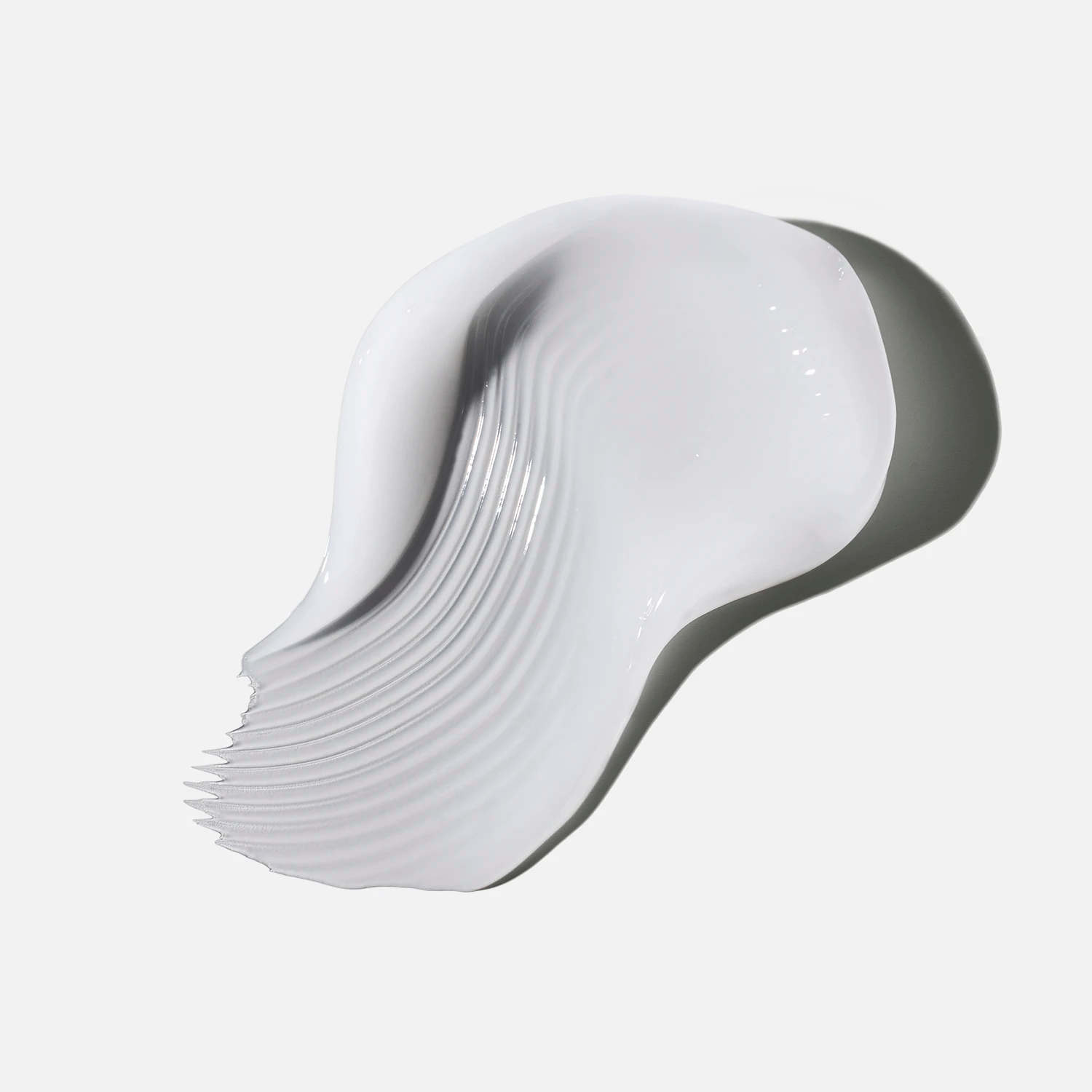 xyon hair loss gel smeared on a white background
