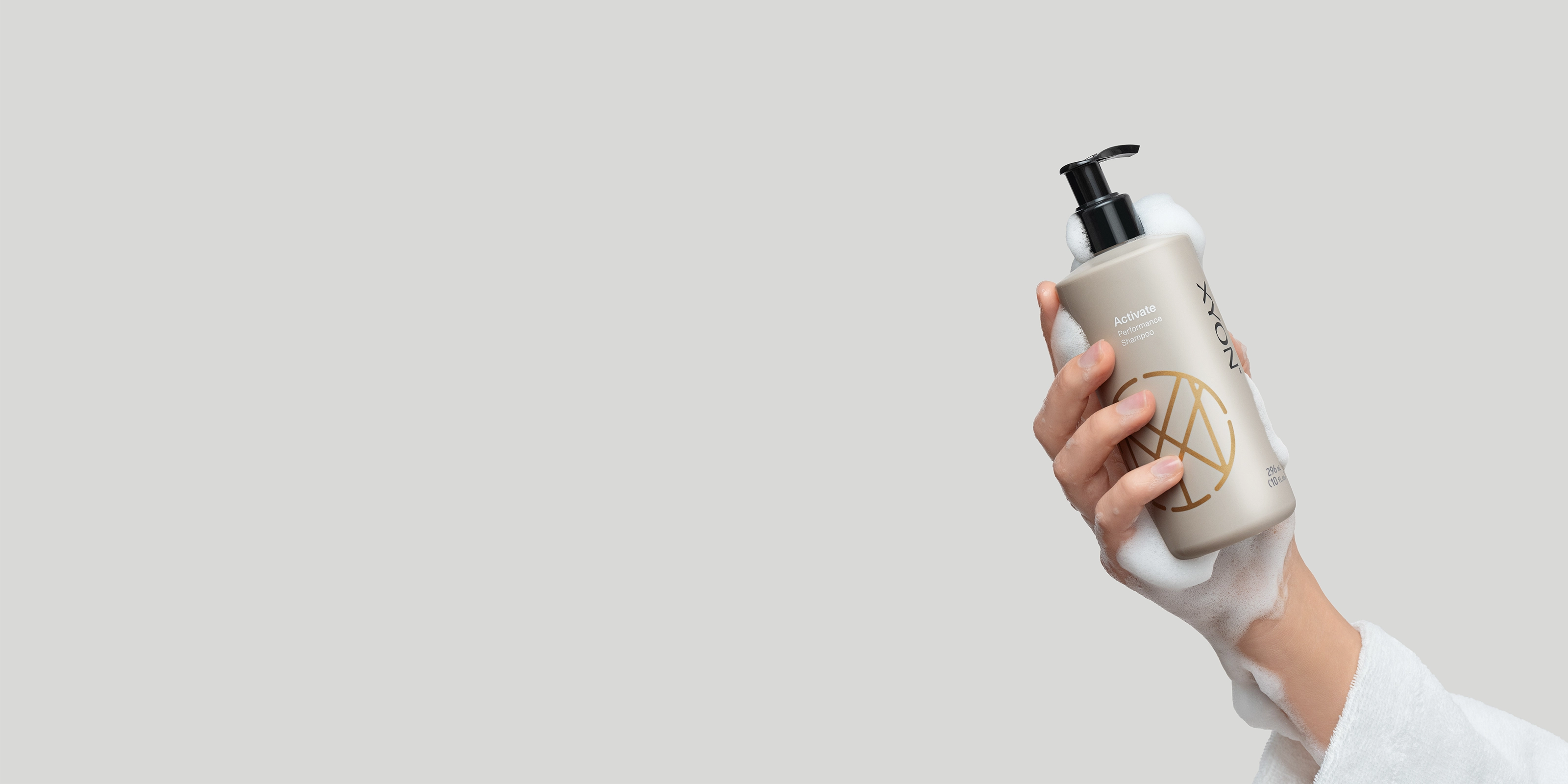 XYON women's shampoo bottle