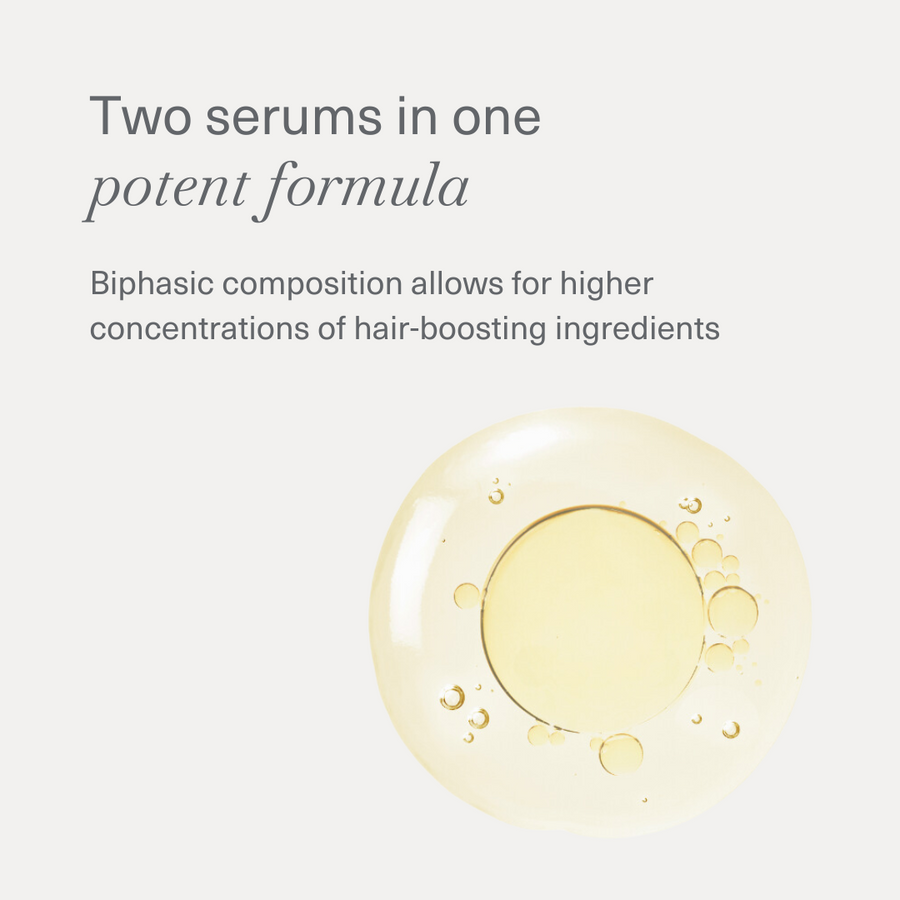 2 hair thinning serums in once formula explained